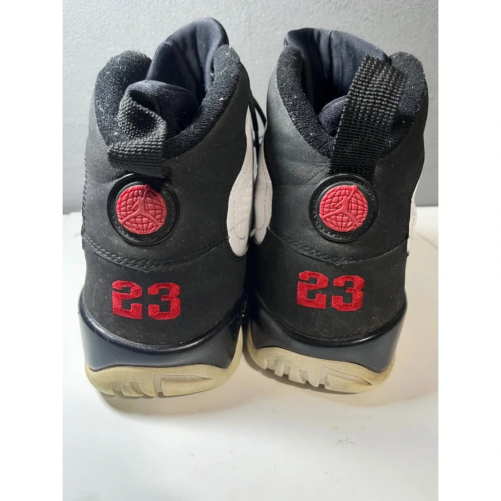 Air Jordan 9 Retro Space Jam White Black True Red Mens Basketball Shoes Size 12
